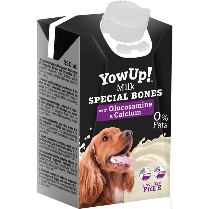 YOWUP! Lapte Functional pentru Caini, 250 ml – Supliment Articular si Hidratare Fara Lactoza