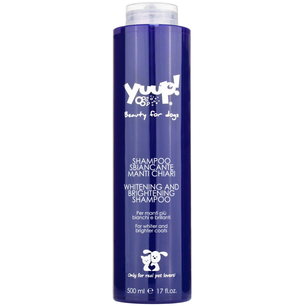 YUUP! Home Whitening & Brightening, Sampon Pentru Caini si Pisici cu Blana Alba sau Deschisa la Culoare, 500ml
