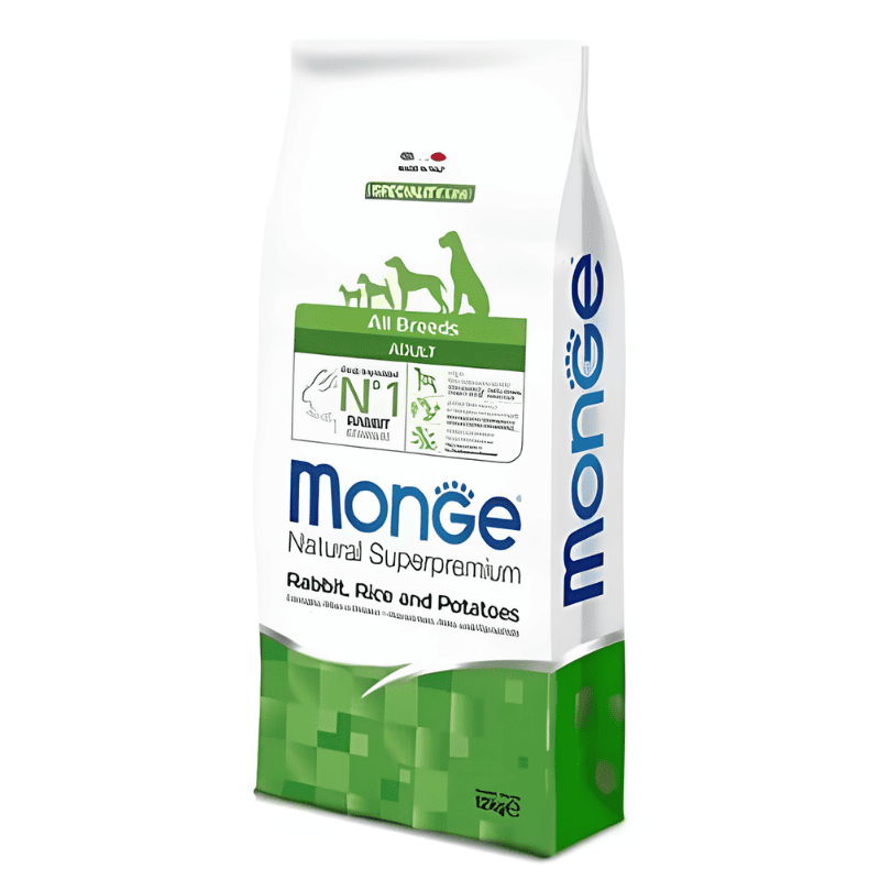 MONGE NATURAL Adult All Breeds, Iepure, Hrana Uscata Monoproteica Caine, 12kg
