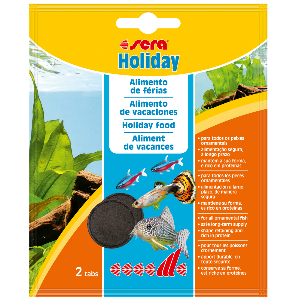 SERA Holiday, Hrana Pesti Acvariu, Tablete Pentru Weekend | Vacante, 2buc