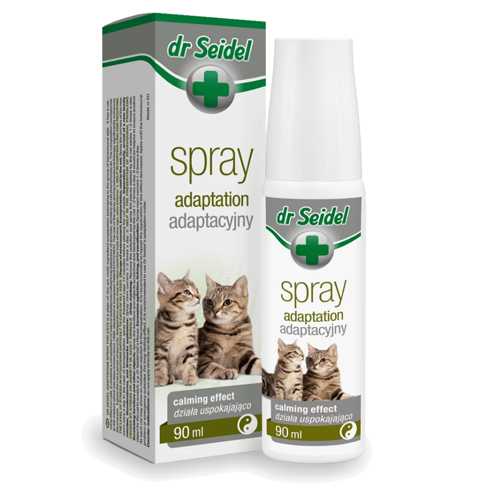 DR. SEIDEL Adaptation Line,  Spray Antistres si Antianxietate Pentru Pisici, 90ml