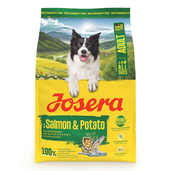 JOSERA Adult cu Somon și Cartof, 3 kg | Hrană Uscată Monoproteica Fără Cereale pentru Câini Adulți | Sănătate și Vitalitate Crescută
