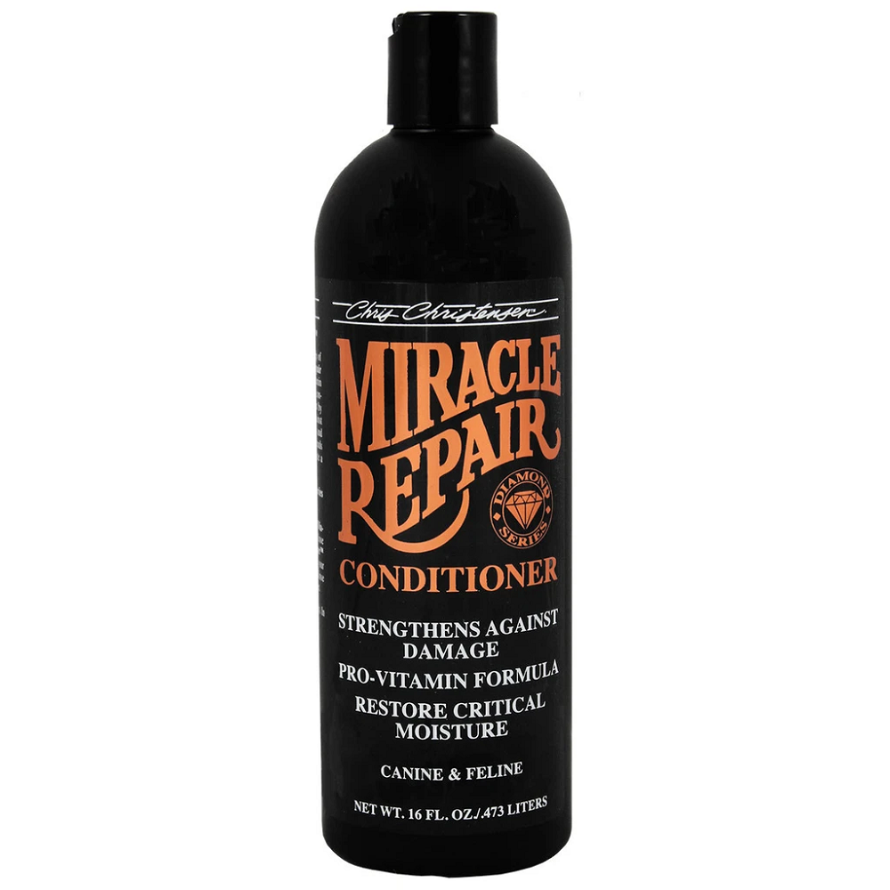 CHRIS CHRISTENSEN Diamond Series MIRACLE REPAIR Balsam Profesional Caini si Pisici, Pentru Blana Deteriorata | Lipsita de Stralucire, 473ml