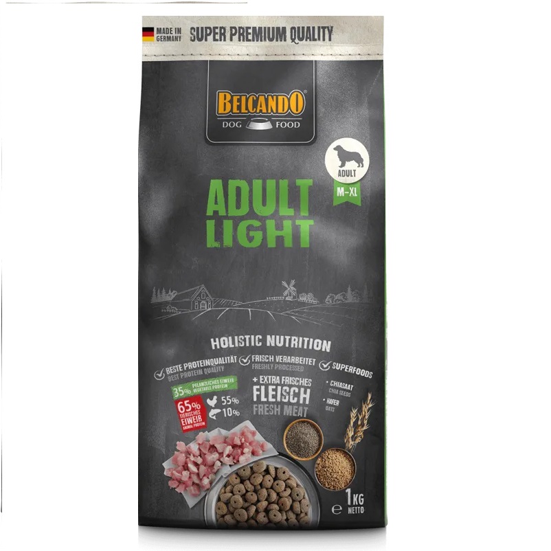 BELCANDO Adult Light, Hrana Uscata Pentru Caini Supraponderali, 1kg