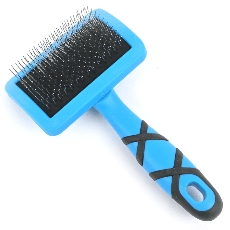 GROOM PROFESSIONAL Curved Firm Slicker Brush Small | Perie Slicker Profesională pentru Descâlcire și Volum la Câini de Talie Mica cu Blană Densă