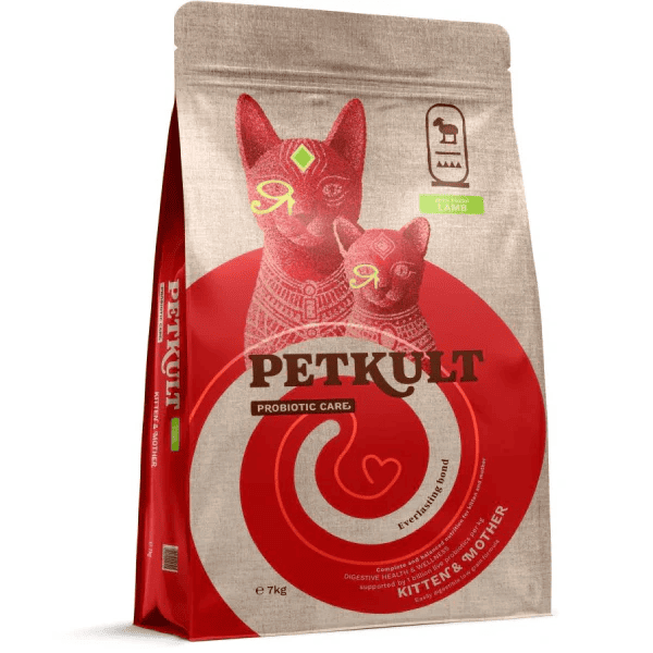PETKULT Probiotic Care Kitten & Mother Fresh cu Miel 7 kg | Hrana Uscata pentru Pisoi, Pisici Gestante si in Lactatie
