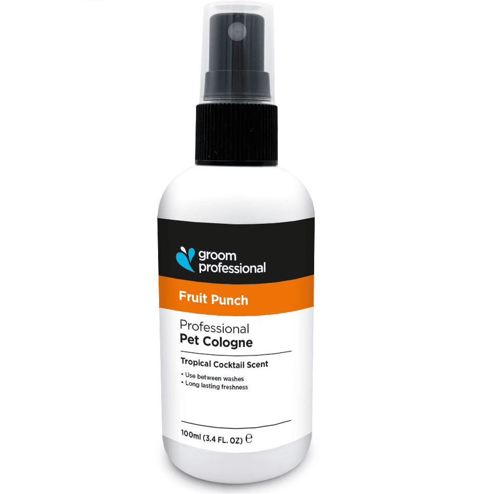 GROOM PROFESSIONAL Fruit Punch Cologne 100 ml | Parfum Profesional pentru Caini cu Note de Fructul Pasiunii si Mango | Finish Fresh de Salon si Persistenta Indelungata