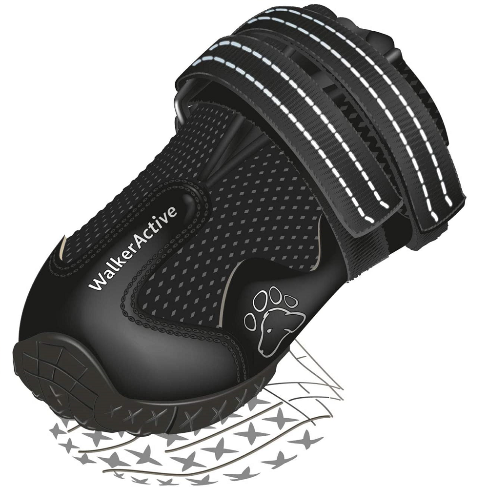Pantofi Protectori cu Talpa Robusta Pentru Caini, WALKER ACTIVE, Marime L-XL, (ex. Golden Retriever), 2buc