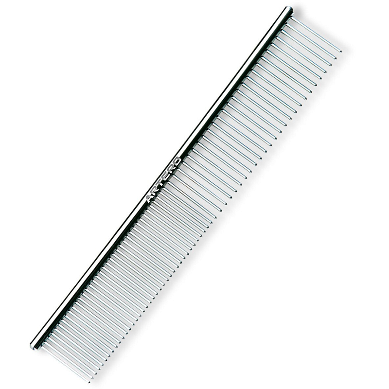 ARTERO Piaptan Profesional Multifunctional, Pini Scurti, Pentru Orice Tip de Blana, Caine sau Pisica, 18cm