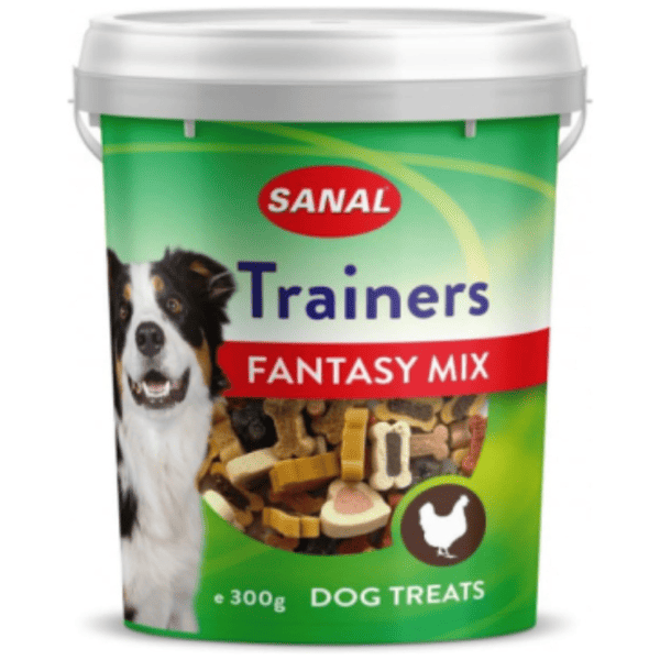 SANAL Fantasy Mix 300 g | Recompense Moi pentru Caini cu Pui | Ideale pentru Dresaj