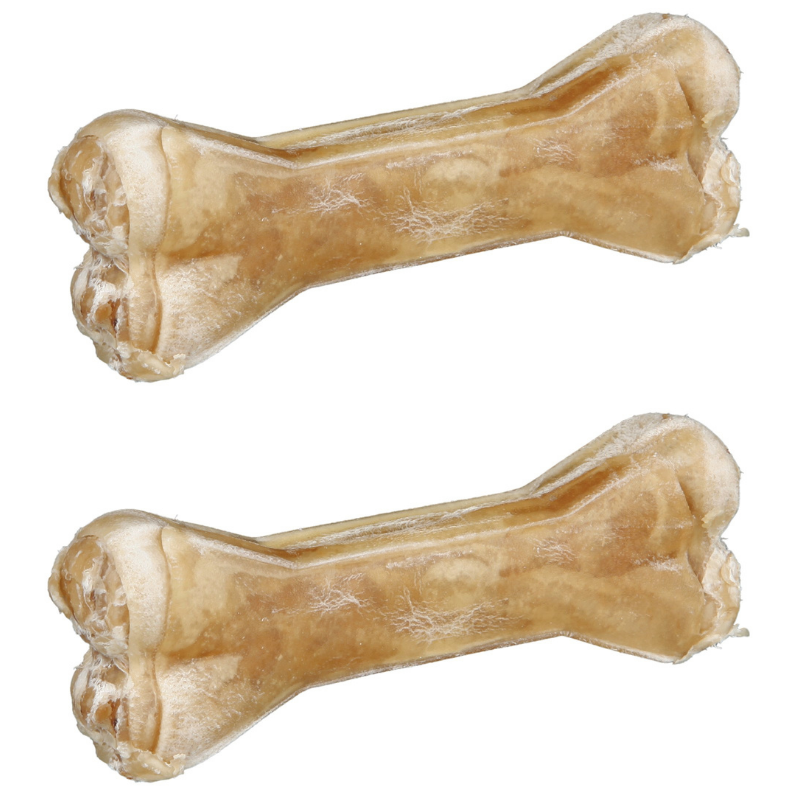 Recompensa Caini Os Piele cu Burta de Vita 12cm | 60g | 2buc