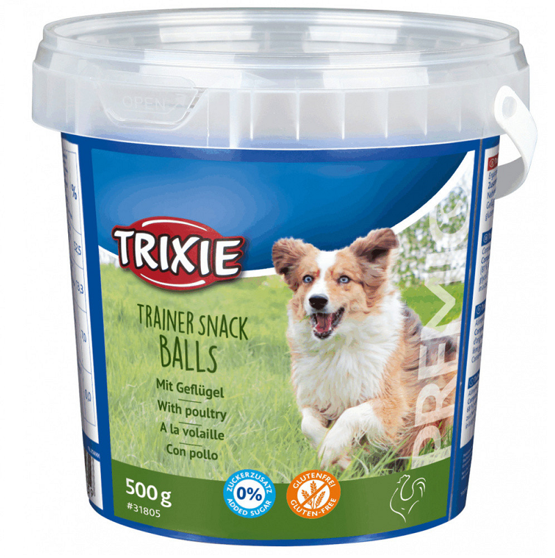 Recompense Pentru Dresaj PREMIO Trainer Snack, Chiftele cu Carne de Pui, 500g