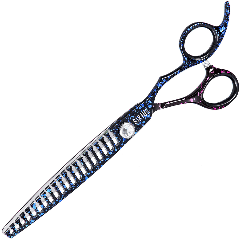 GROOM PROFESSIONAL Sirius 7" Chunker 20 Teeth | Foarfecă Profesională Chunker 18 cm / 20 Dinti pentru Grooming Câini și Pisici
