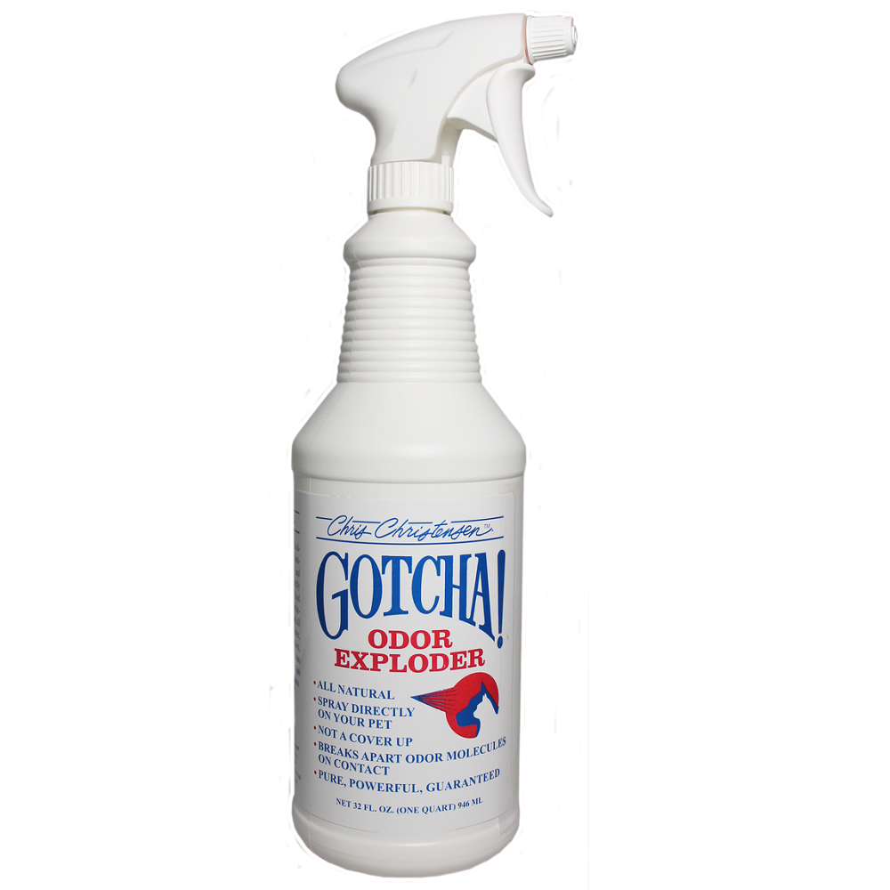 CHRIS CHRISTENSEN Gotcha Odor Exploder, Solutie Profesionala 100% Naturala, Pentru Neutralizarea Petelor si Mirosurilor Neplacute, 946ml