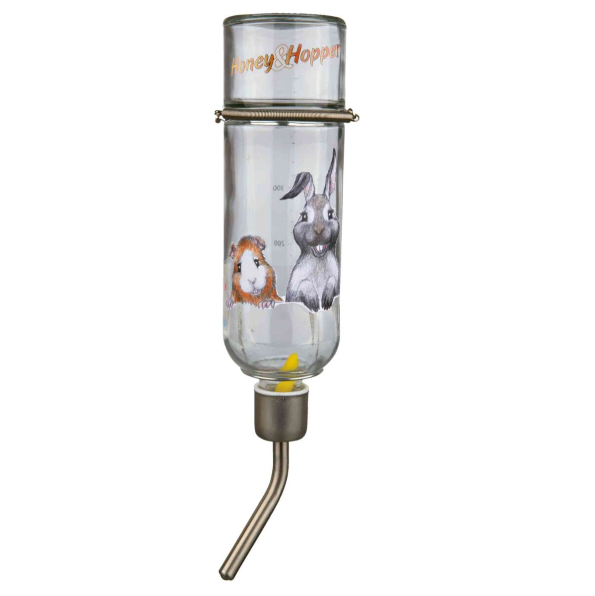 Adapatoare DRINKY din Sticla, cu Bila, Pentru iepuri si Alte Rozatoare Mari, 500ml