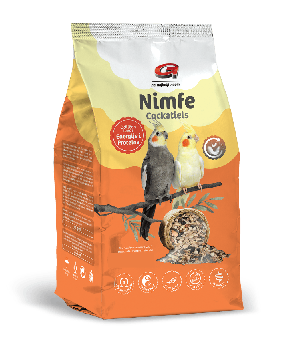 GEBI Hrana pentru Perusi si Nimfe 10 kg | Amestec Premium de Cereale cu Vitamine si Minerale pentru Vitalitate si Penaj Sanatos