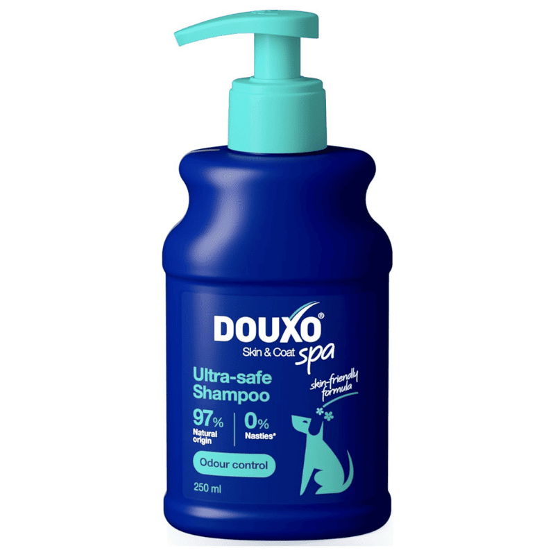 DOUXO SPA Ultra-Safe Dog Odour Control Shampoo 250 ml | Sampon pentru Controlul Mirosurilor la Caini | Curatare Delicata si Neutralizarea Mirosurilor din Blana