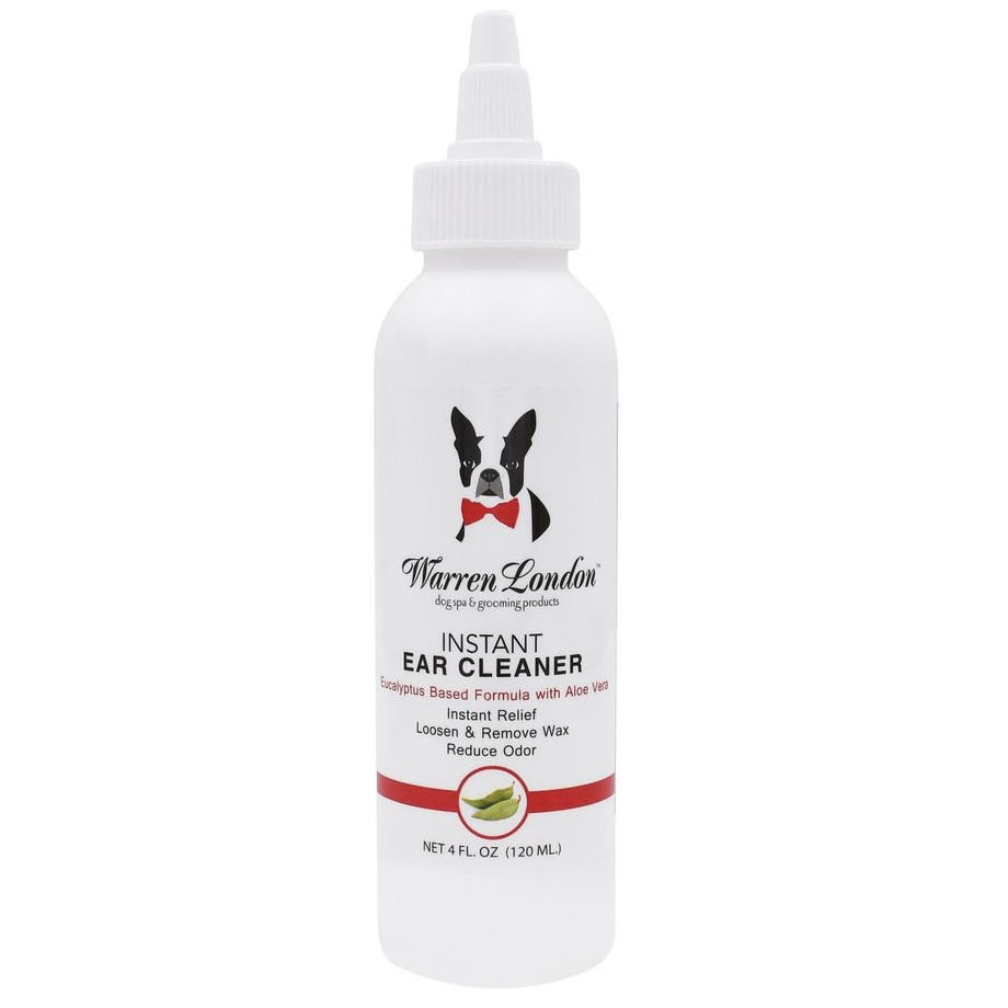 WARREN LONDON Instant Ear Cleaner, Lotiune Antiseptica, Eucalipt si Aloe Vera, Curatarea Urechilor la Caine, 120ml