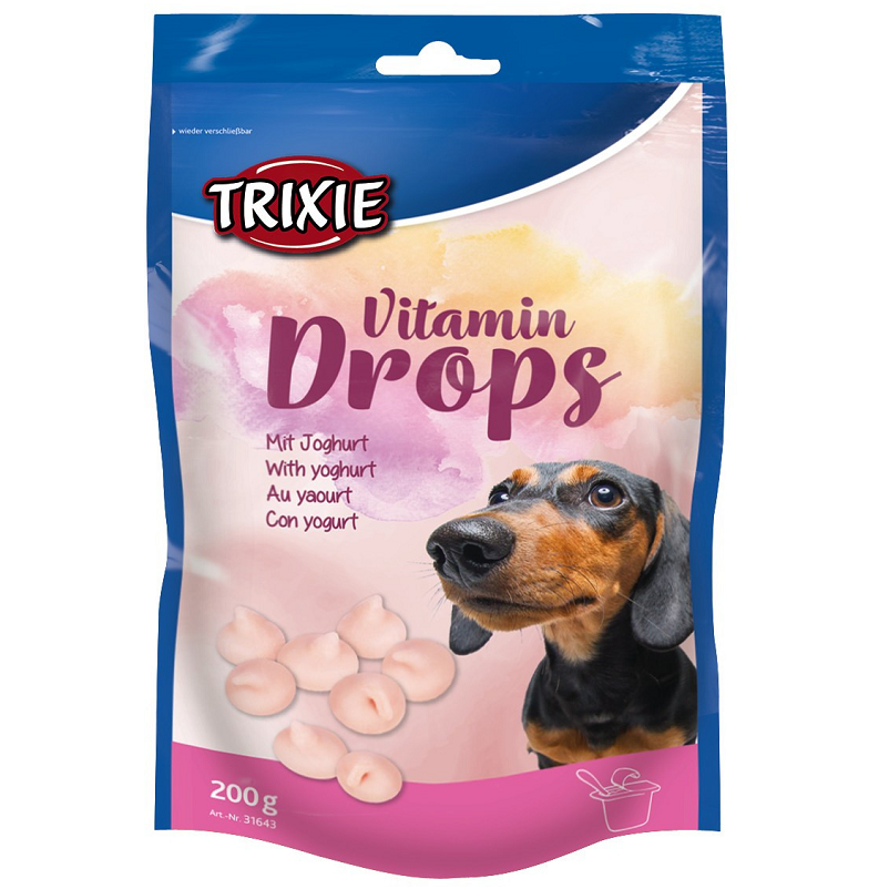 Recompensa Caini Dropsuri cu Iaurt si Vitamine 200g