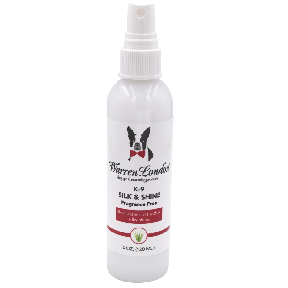 WARREN LONDON K9 Silk & Shine, Spray Balsam Revitalizant, Pentru o Blana Lucioasa | Matasoasa, 120ml