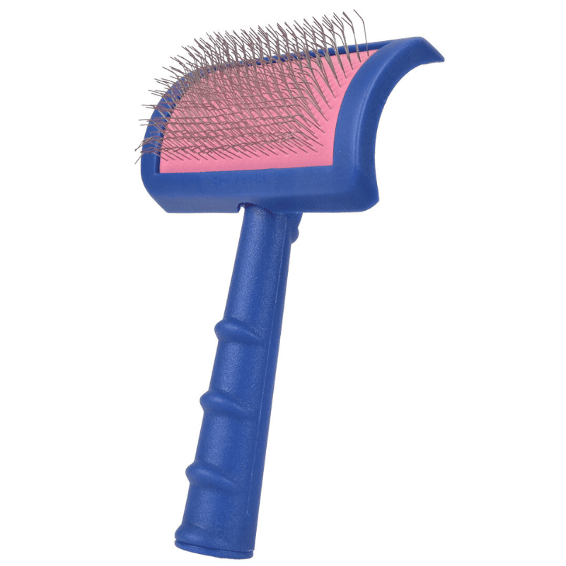 SHOW TECH Tuffer Than Tangles Regular Medium Slicker Brush | Perie Slicker Profesionala pentru Descurcare si Intretinerea Blanii la Caini