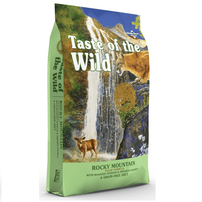 TASTE of the WILD Rocky Mountain Cat 6.6 kg | Hrana Uscata Fara Cereale pentru Pisici de Toate Varstele | cu Carne de Vanat si Somon Afumat | Energie, Vitalitate si Blana Stralucitoare