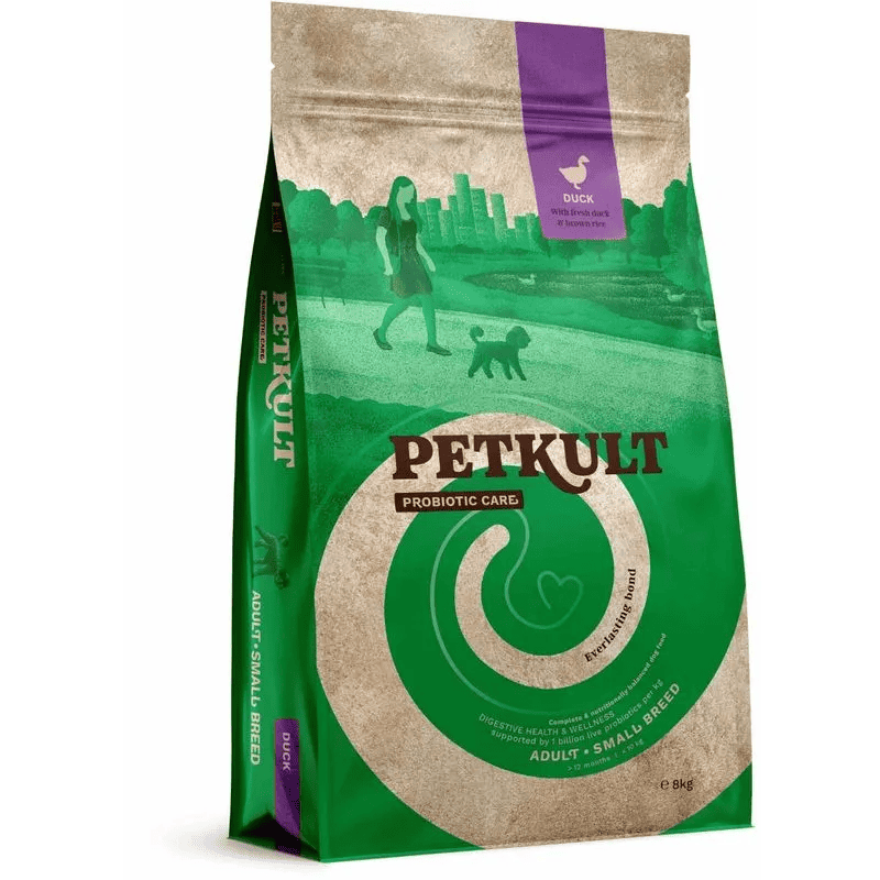 PETKULT Probiotics Adult Small cu Rata 8 kg | Hrana Uscata Completa pentru Caini Adulti de Talie Mica