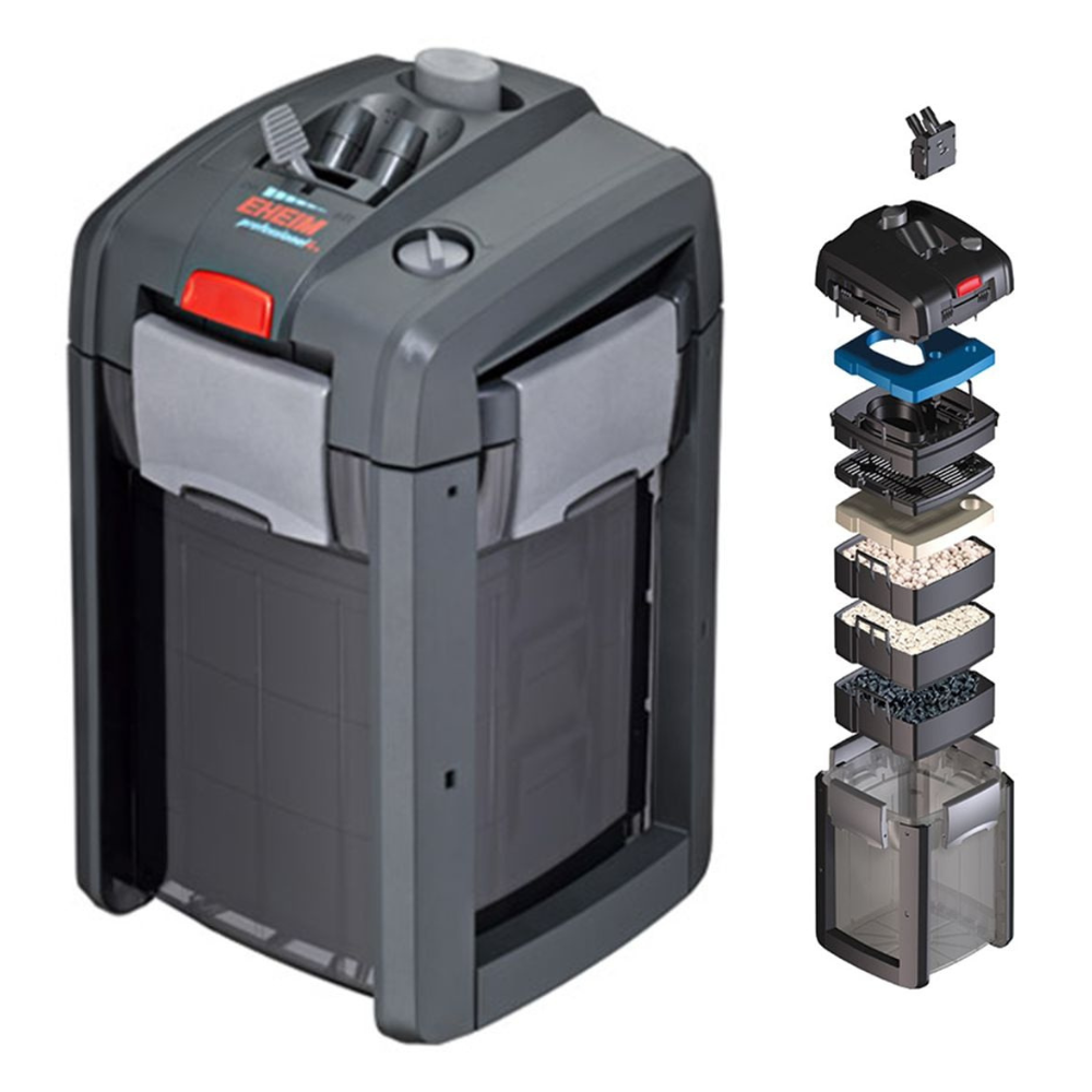 EHEIM 2273 Professionel 4+ 350, Filtru Extern Pentru Acvarii (maxim 350L), 16W, 1050L/h 