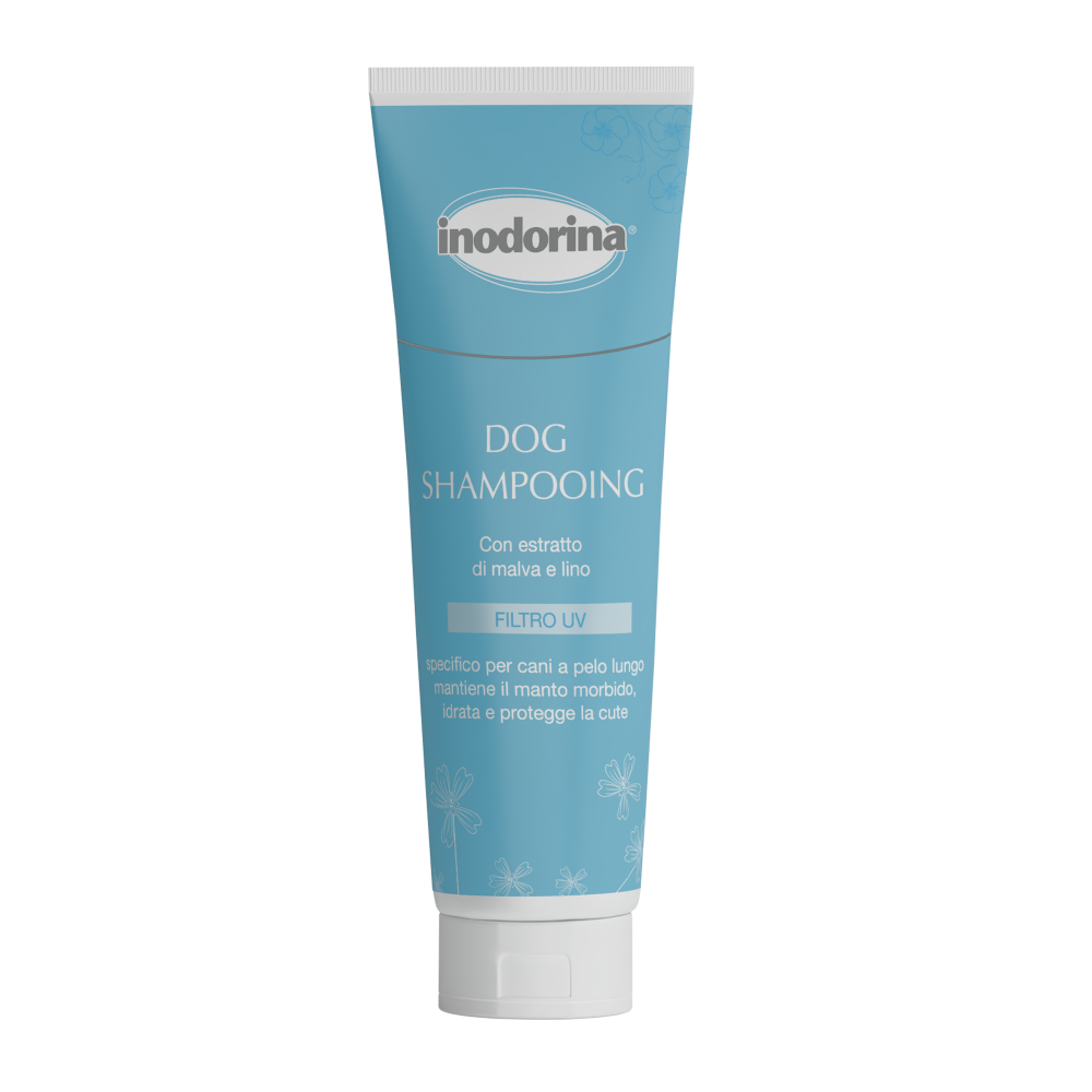 INODORINA Dog Shampooing, Sampon Pentru Caini, Curatare Profunda Blana Lunga, Dreapta sau Carliontata, 250ml