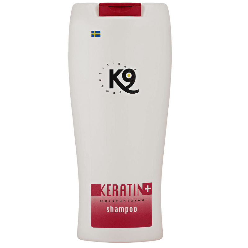K9 COMPETITION Keratin+ Moisture 300 ml | Sampon Profesional Hidratant si Revitalizant pentru Toate Tipurile de Blana