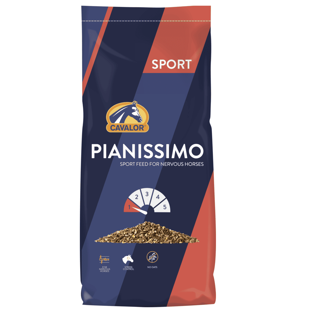 VERSELE-LAGA Cavalor Pianissimo 20 kg | Hrana Completa pentru Cai Sensibili sau cu Activitate Usoara