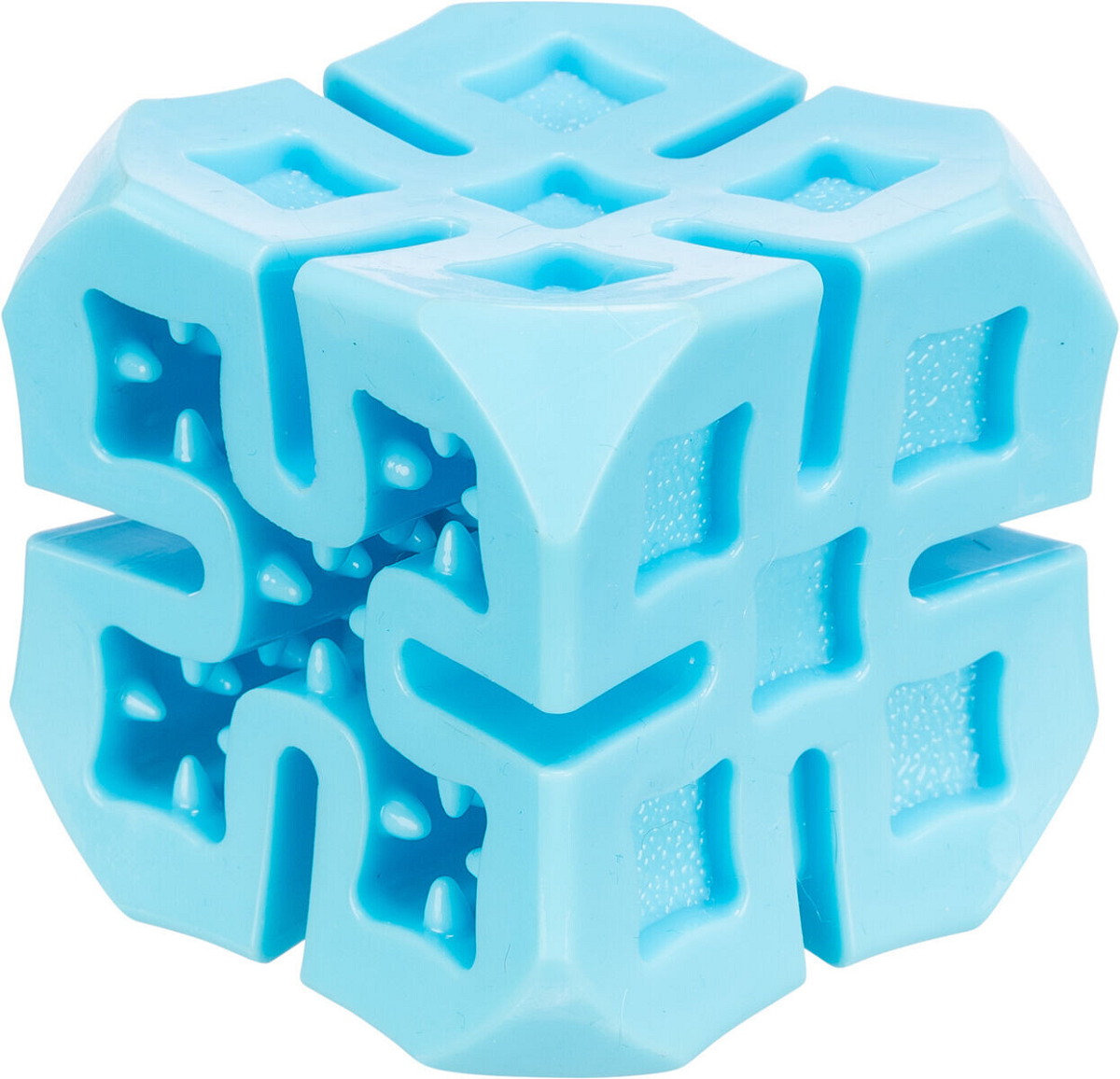 Jucarie Pentru Caini SNACK CUBE, Diverse Culori, 6cm
