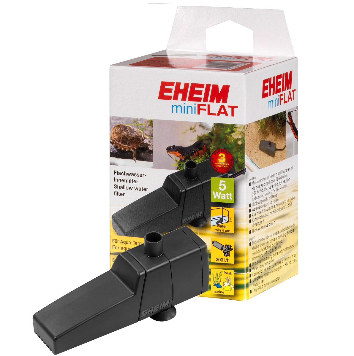EHEIM miniFlat, Filtru Intern Pentru Terarii, Paludarii sau Boluri Pentru Pesti
