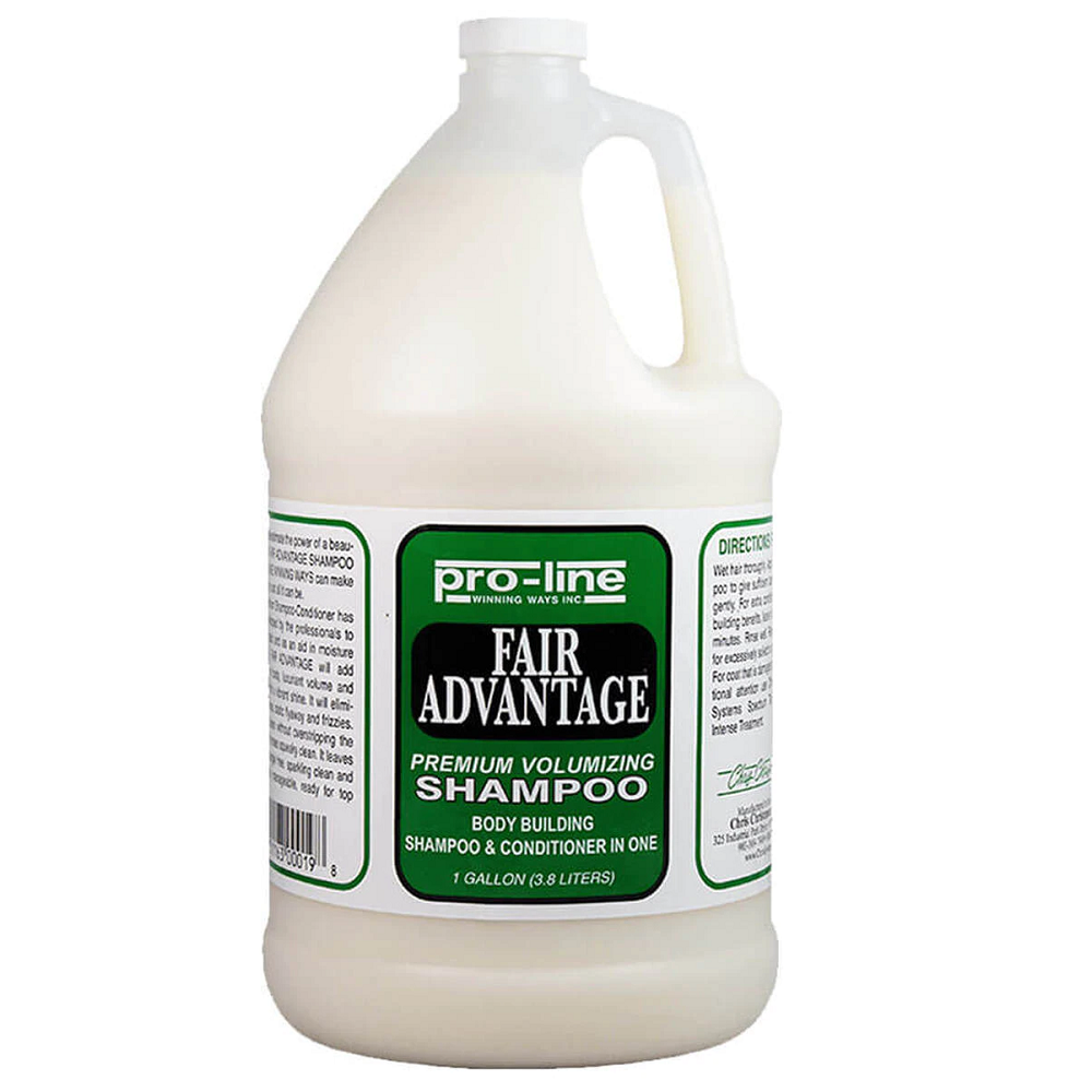 CHRIS CHRISTENSEN Pro-Line Fair Advantage 3.8 L | Sampon si Balsam Profesional pentru Caini | Extra Volum si Stralucire pentru Blana