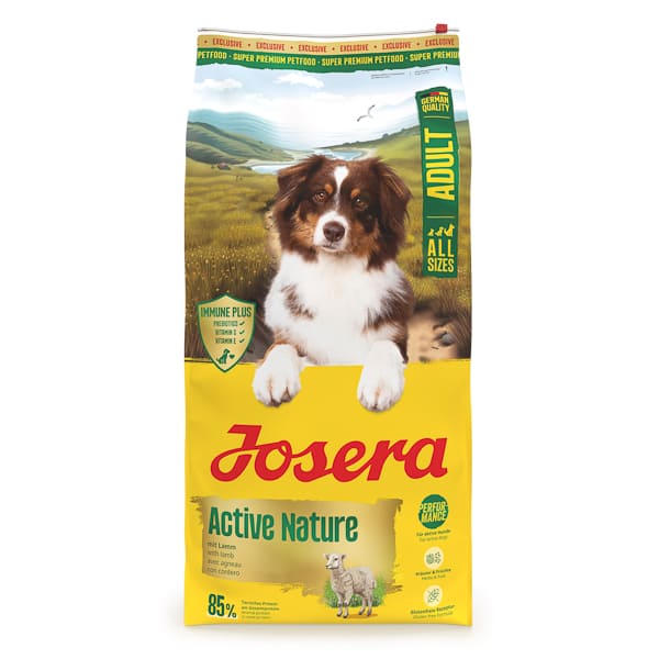 JOSERA Active Nature, cu Pasare si Miel 12,5 kg | Hrană Uscată Premium pentru Câini Adulți Activi | Energie și Vitalitate din Ingrediente Naturale