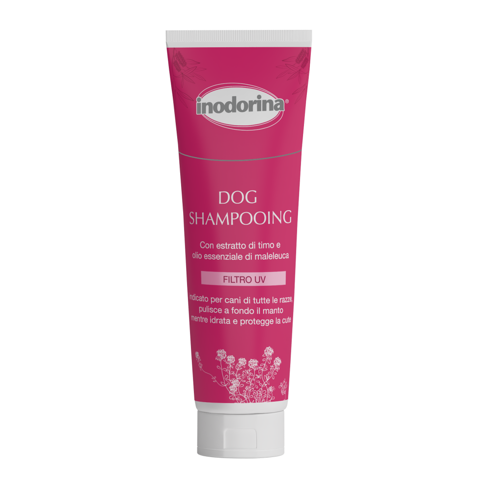 INODORINA Dog Shampooing, Sampon Pentru Caini, Curatare Profunda Orice Tip de Blana, 250ml