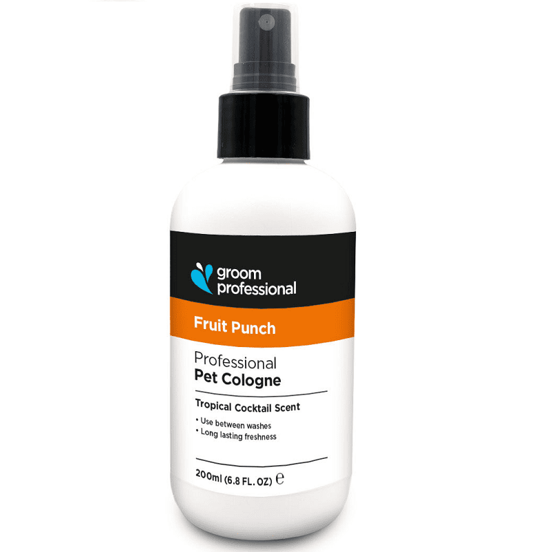 GROOM PROFESSIONAL Fruit Punch Cologne 200 ml | Parfum Profesional pentru Caini cu Note de Fructul Pasiunii si Mango | Finish Fresh de Salon si Persistenta Indelungata