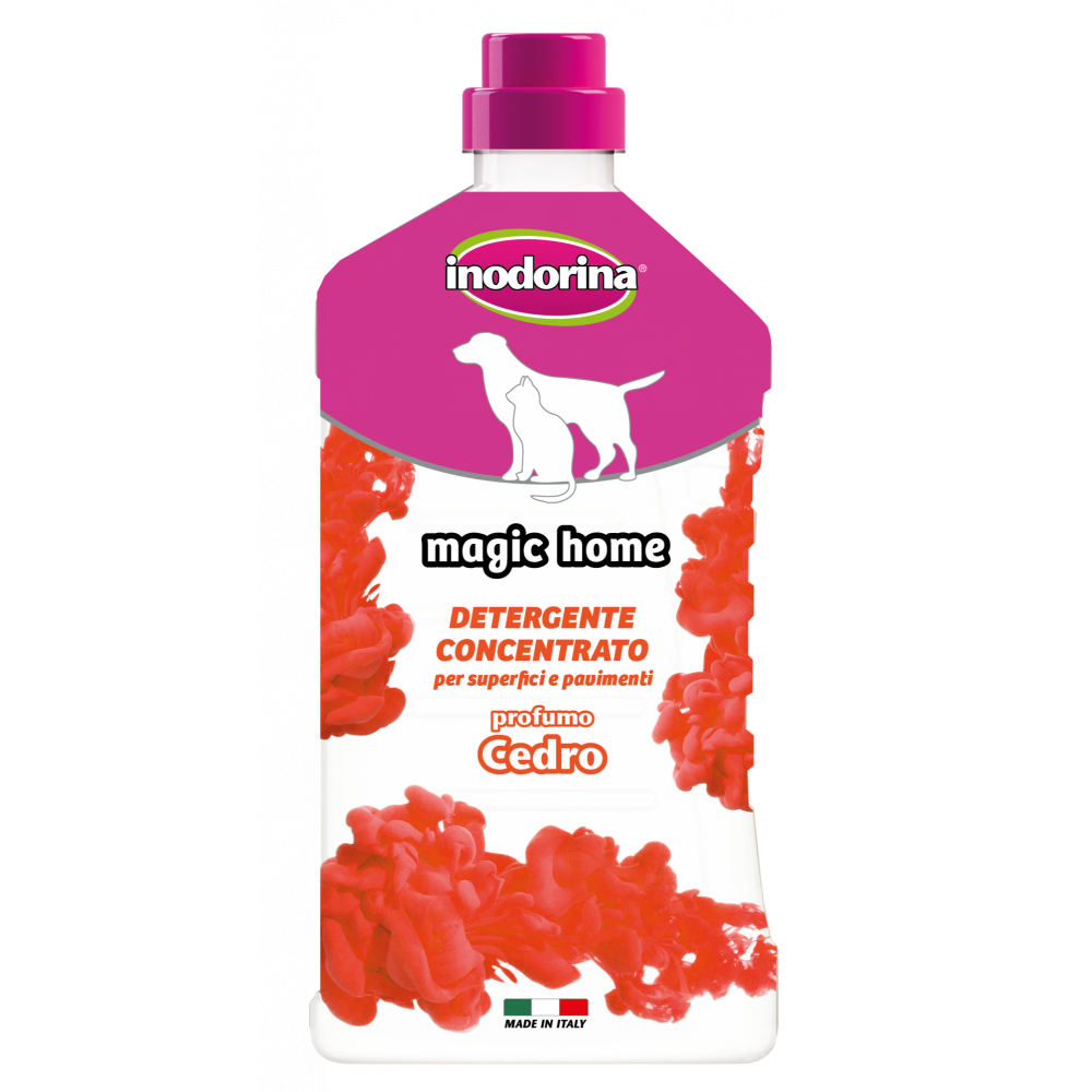 INODORINA Magic Home, Detergent Bioenzimatic Concentrat, Aroma Cedru, Pentru Curatarea Podelelor si a Altor Suprafete, 1L