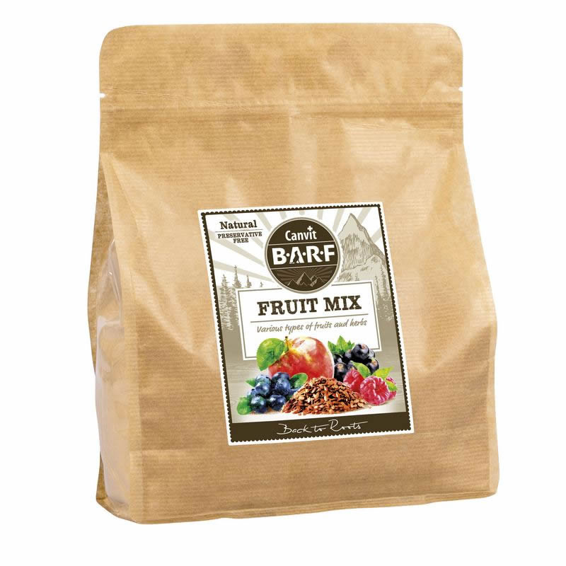 CANVIT BARF Fruit Mix 800 g – Amestec Natural de Fructe pentru Caini si Pisici, Sursa de Vitamine, Fibre si Antioxidanti