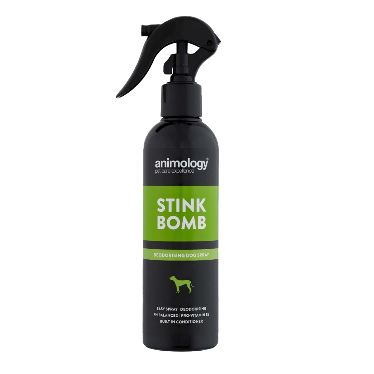ANIMOLOGY Stink Bomb Spray Deodorant Pentru Caini Pentru Indepartarea Mirosului Neplacut al Blanii 250ml