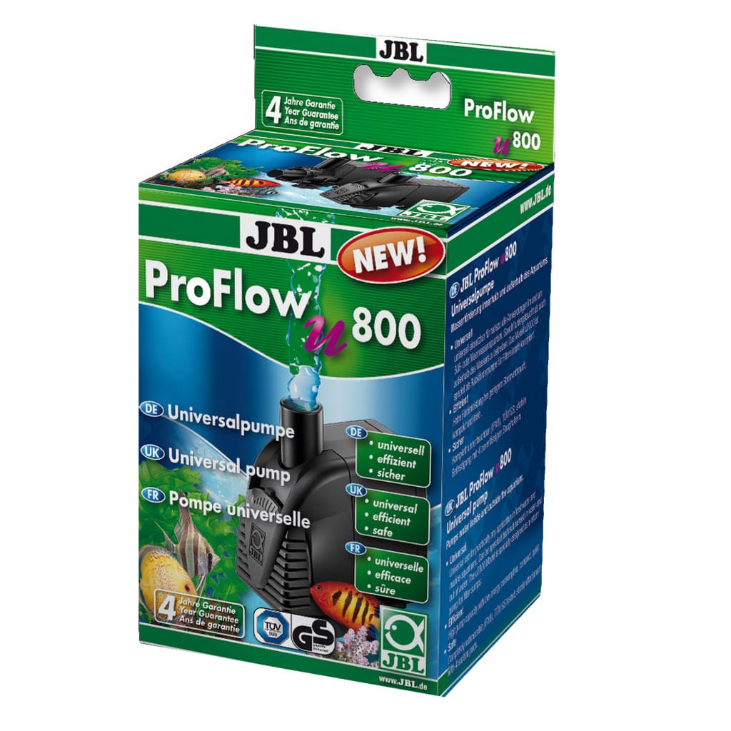 JBL ProFlow u800 | Pompă pentru Recircularea Apei în Acvarii și Acvaterarii, Debit 800 L/h