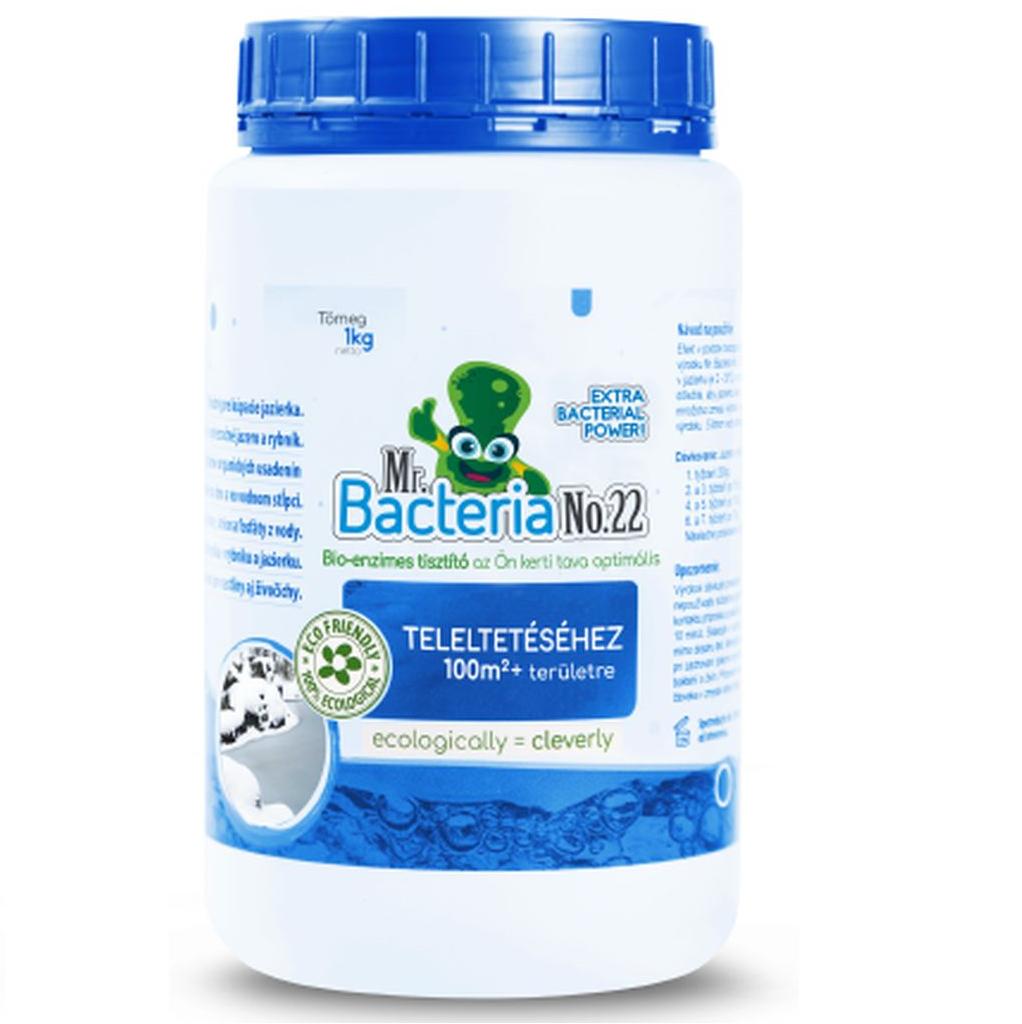 MR. BACTERIA No.22 – Soluție Bio-Enzimatică pentru Iernarea Iazurilor, pentru o Apă Clară și Pești Sănătoși, 1000g  |100m²+