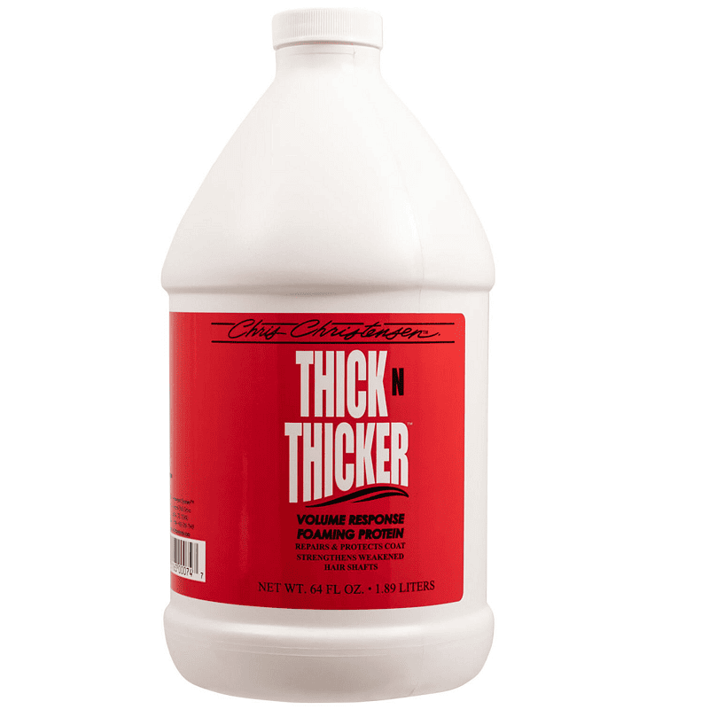 CHRIS CHRISTENSEN Systems Thick N Thicker Volume Response Foaming Protein 1.9 L | Balsam Spuma Proteica pentru Volum Blana Caini si Pisici
