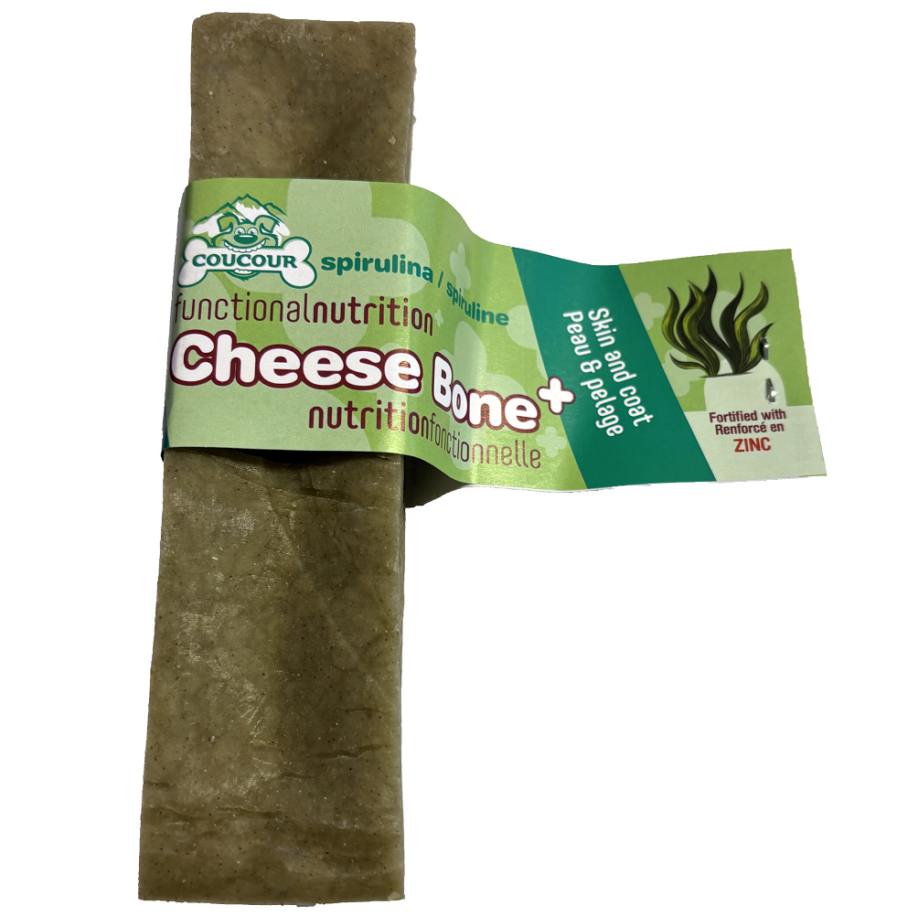 COUCOUR Recompense pentru Câini din Brânză de Himalaya cu Spirulină – 100% Naturale, Sănătoase și Rezistente, Marime XL | 160g