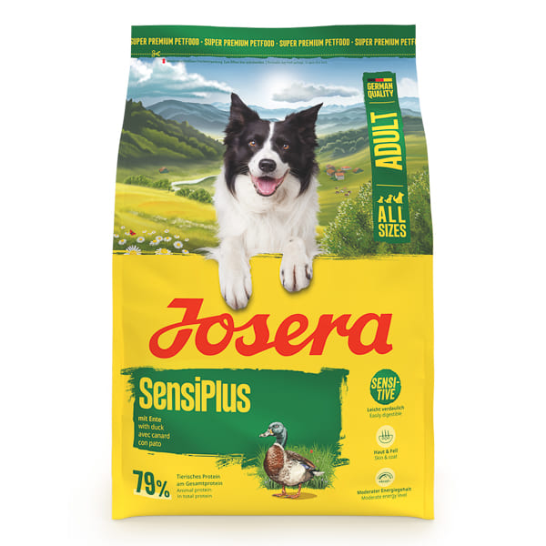JOSERA SensiPlus cu Rata si Orez 3 kg | Hrană Uscată pentru Câini Adulți Sensibili | Digestie Ușoară, Blană Sănătoasă și Toleranță Excelentă