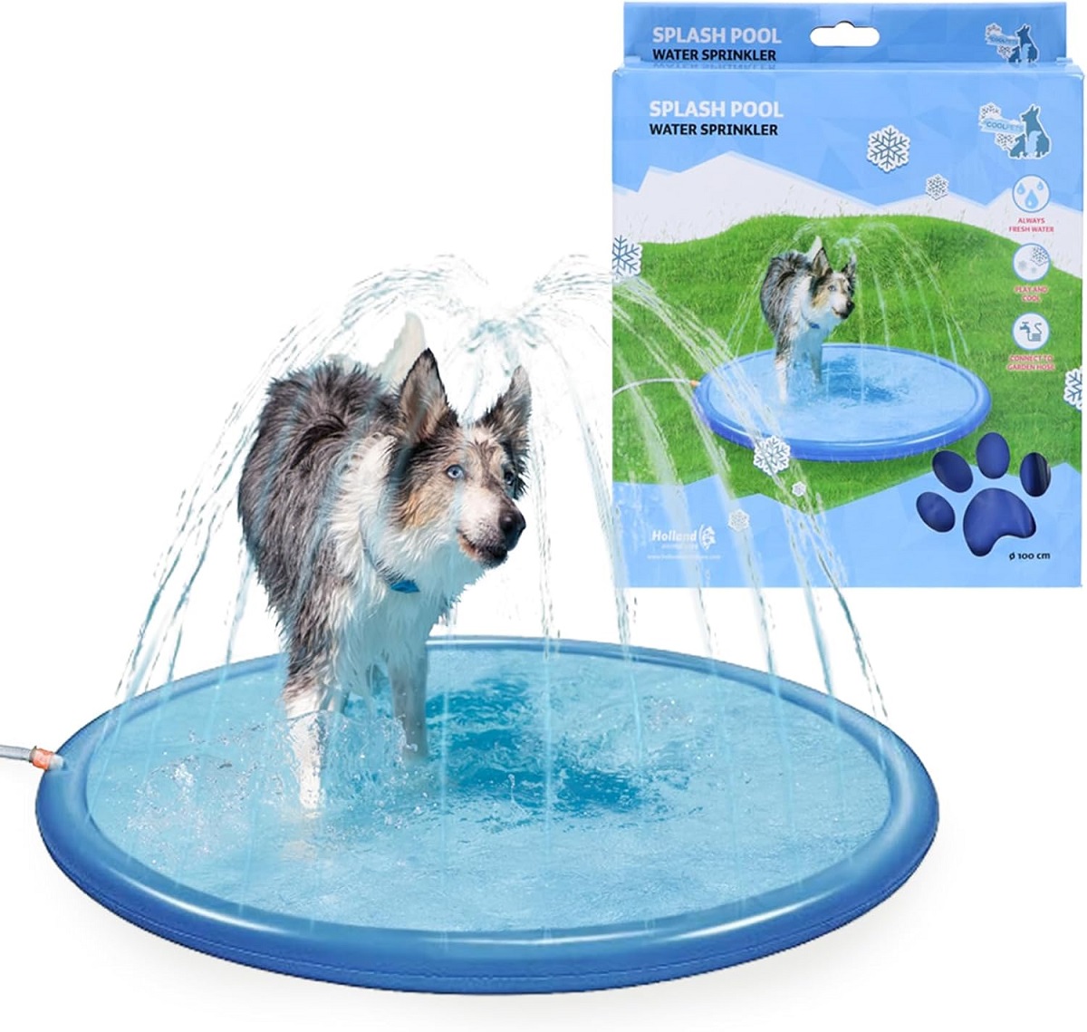 COOL PETS Saltea cu Fantana Arteziana Pentru Caini, 150cm