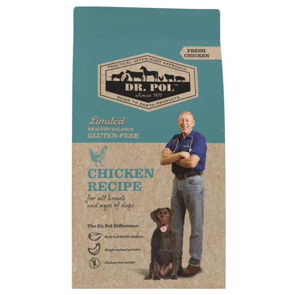 DR. POL Dog cu Pui 10 kg | Hrana Uscata Monoproteica pentru Caini Adulti | Fara Porumb, Grau si Soia