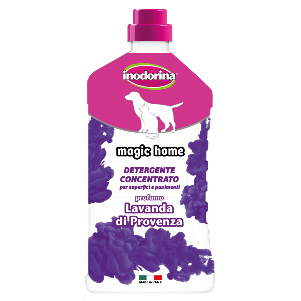 INODORINA Magic Home, Detergent Bioenzimatic Concentrat, Aroma Lavanda, Pentru Curatarea Podelelor si a Altor Suprafete, 1L