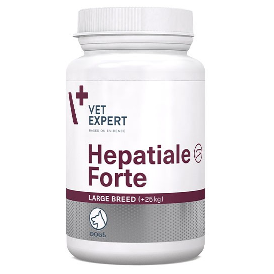 VET EXPERT Hepatiale Forte Twist Off 550mg, Supliment Pentru Intarirea Functiilor Hepatice la Caini de Talie Mare, 40 capsule