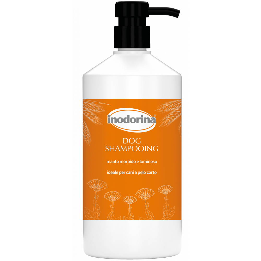 INODORINA Dog Shampooing, Sampon Pentru Caini, Curatare Profunda Blana Scurta 1L